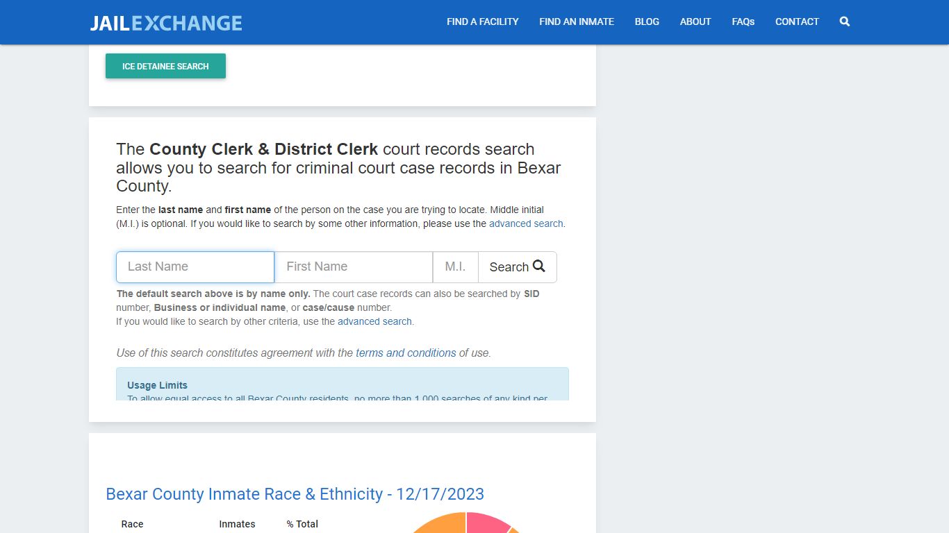 Bexar County Adult Detention Center Annex Inmate Search - Jail Exchange