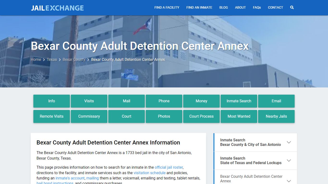 Bexar County Adult Detention Center Annex - Jail Exchange